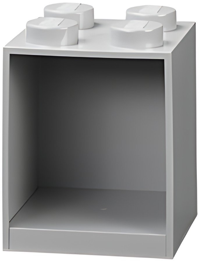 LEGO Étagère en forme de brique BRICK SHELF 4, gris