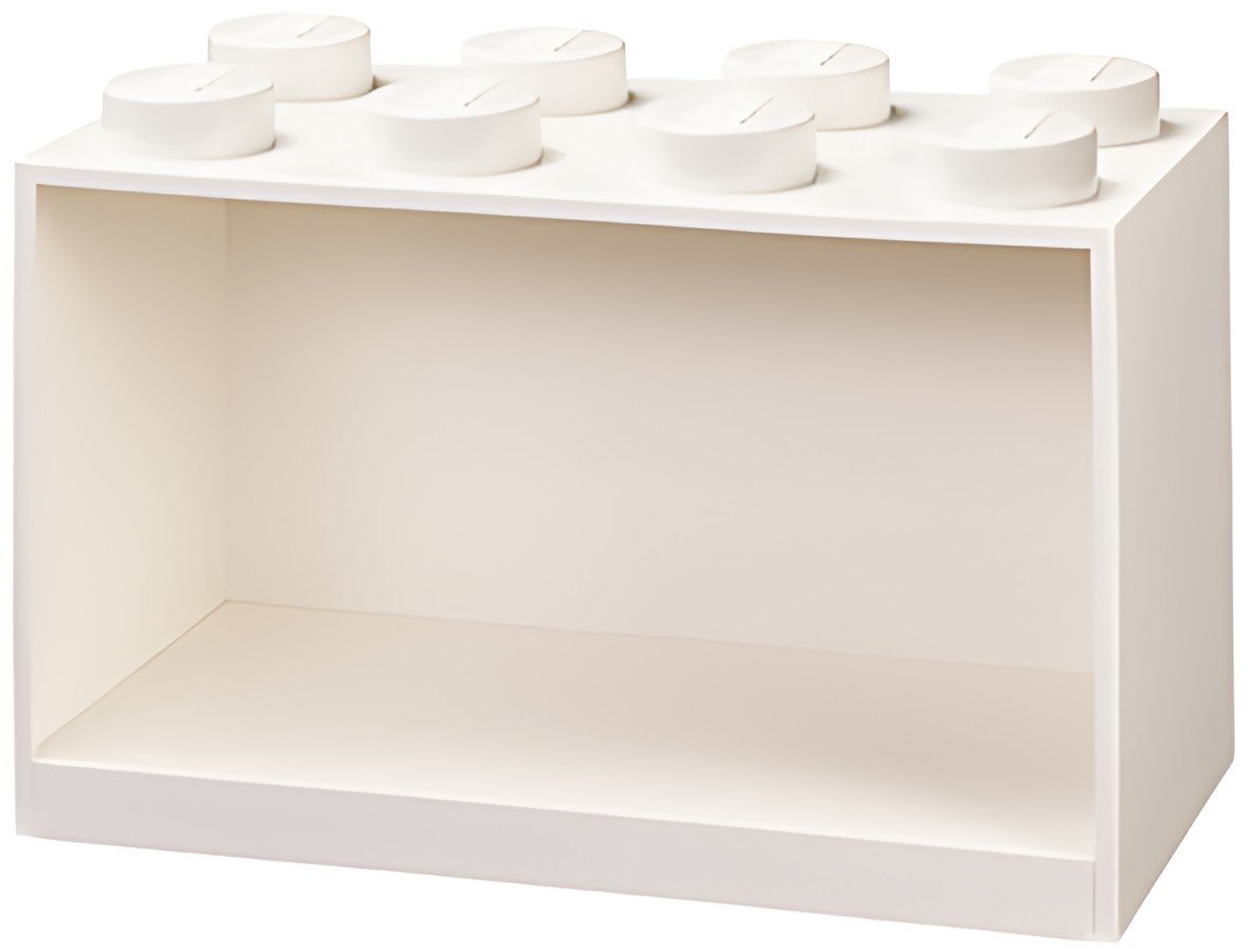 LEGO Étagère en forme de brique BRICK SHELF 8, blanc