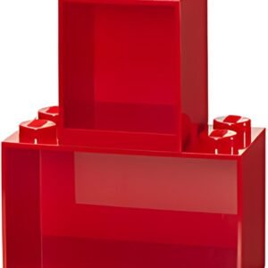 LEGO Set d'étagères en forme de brique BRICK SHELF, rouge