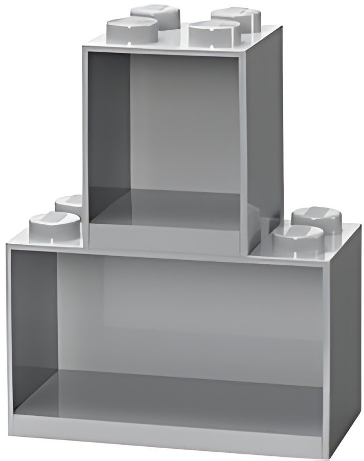 LEGO Set d'étagères en forme de brique BRICK SHELF, gris