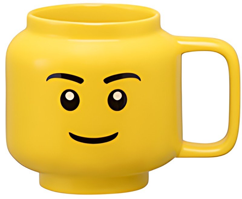 LEGO Mug BOY, 530 ml, dans un carton, jaune
