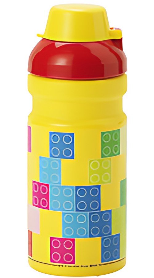 LEGO Gourde BRICK PATTERN, 390 ml, jaune