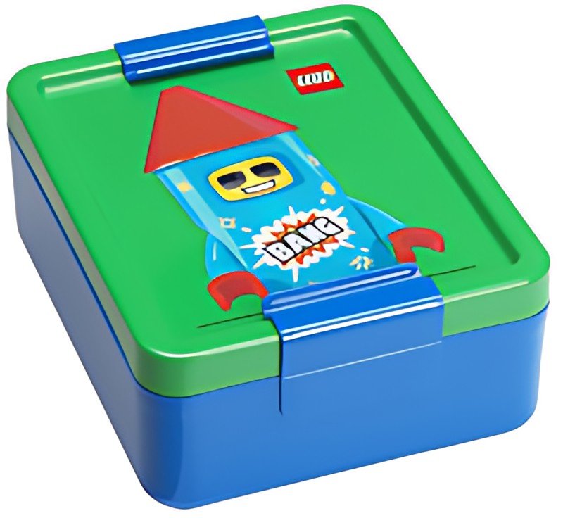 LEGO Boîte à goûter LUNCH BOX FIREWORK GUY, bleu