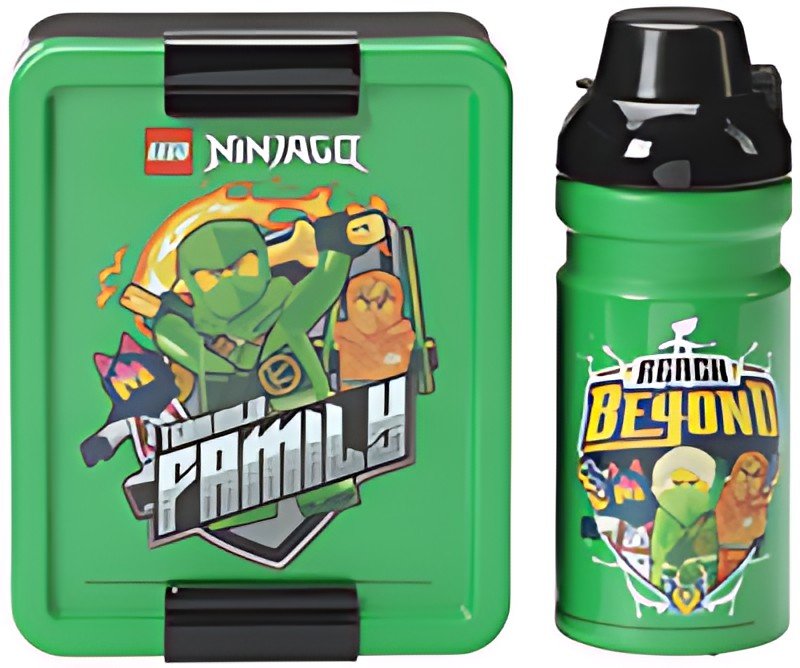 LEGO Gourde + Boîte à goûter LUNCH SET NINJAGO GREEN, vert
