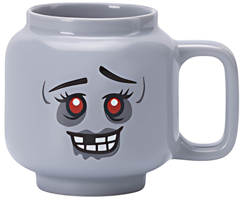 LEGO Tasse à café ZOMBIE, 255 ml, dans un carton, gris