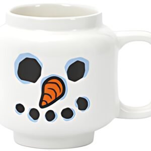 LEGO Tasse à café SNOWMAN, 255 ml, dans un carton, blanc