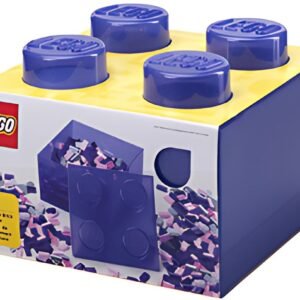LEGO Brique de rangement STORAGE BRICK 4 GLITTER, violet
