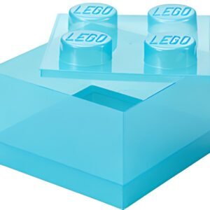 LEGO Brique de rangement STORAGE BRICK 4 GLITTER, bleu clair