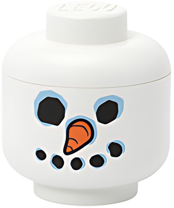 LEGO Mini-boîte en forme de tête STORAGE HEAD BOY SNOWMAN