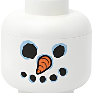 LEGO Boîte en forme de tête STORAGE HEAD SNOWMAN, S, blanc