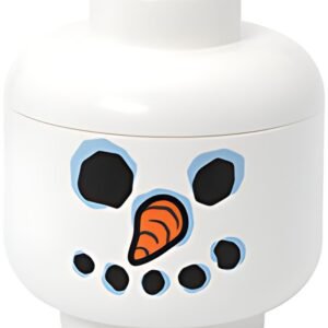 LEGO Boîte en forme de tête STORAGE HEAD SNOWMAN, L, blanc