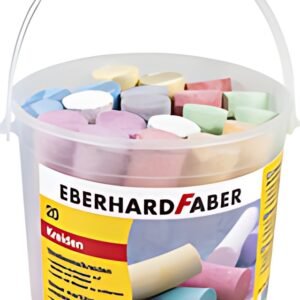 EBERHARD FABER Craie de trottoir, seau en plastique de 20
