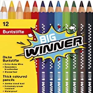 EBERHARD FABER Crayon de couleur BIG WINNER, étui de 12