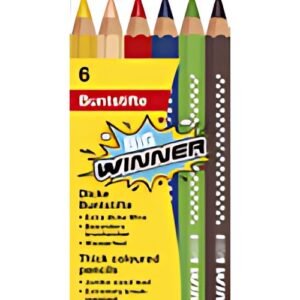 EBERHARD FABER Crayon de couleur BIG WINNER, étui de 6