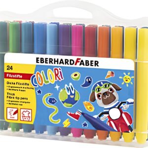 EBERHARD FABER Feutre large COLORI, étui de 24
