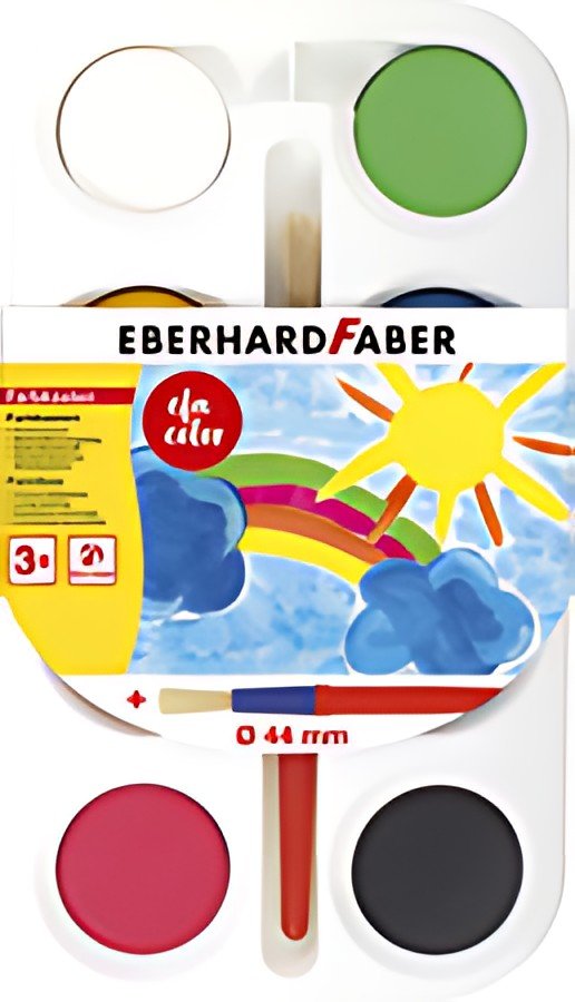 EBERHARD FABER Boîte de peinture EFA Color, 8 couleurs