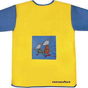 EBERHARD FABER Tablier de peinture Mini Kids, jaune/bleu