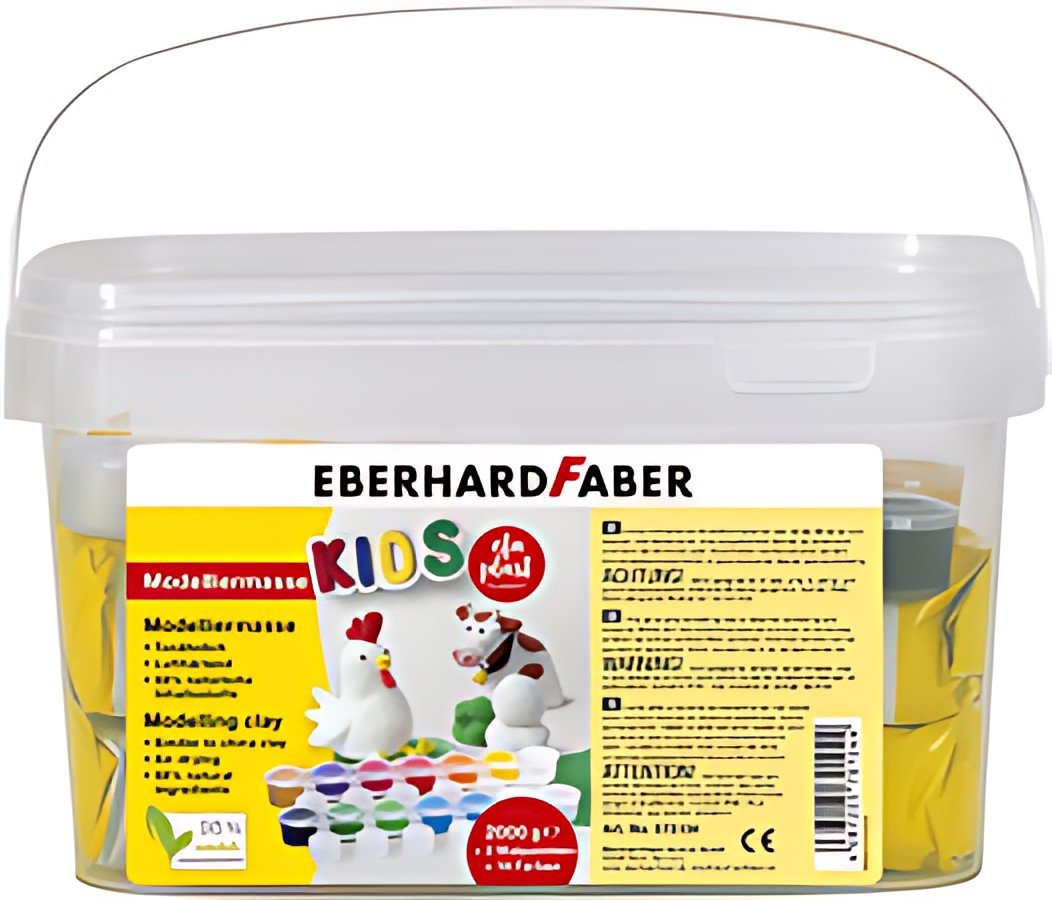 EBERHARD FABER Pâte à modeler EFA plast KIDS + peintures