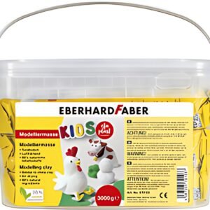EBERHARD FABER Pâte à modeler EFA plast KIDS, seau, blanc