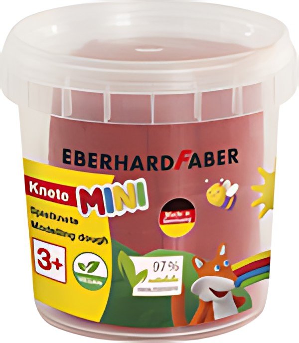 EBERHARD FABER Pâte à modeler, boîte de 140 g, rouge