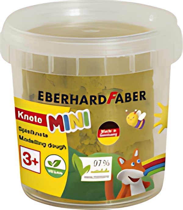 EBERHARD FABER Pâte à modeler, boîte de 140 g, jaune