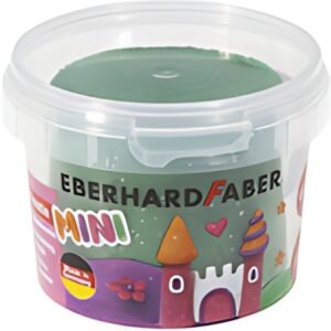 EBERHARD FABER Pâte à modeler, boîte de 100 g, vert pailleté
