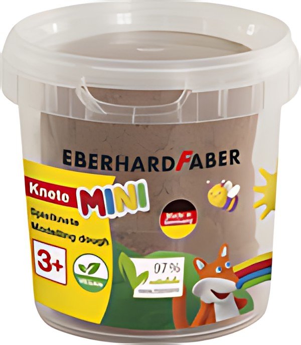 EBERHARD FABER Pâte à modeler, boîte de 140 g, marron