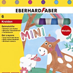 EBERHARD FABER Craie gel Metallic, étui en carton de 6