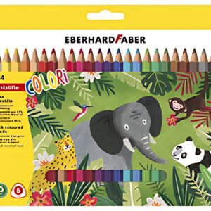 EBERHARD FABER Crayon de couleur COLORI Jumbo, étui de 24