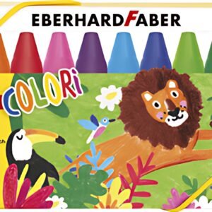EBERHARD FABER Craie de cire COLORI, boîte en carton de 12