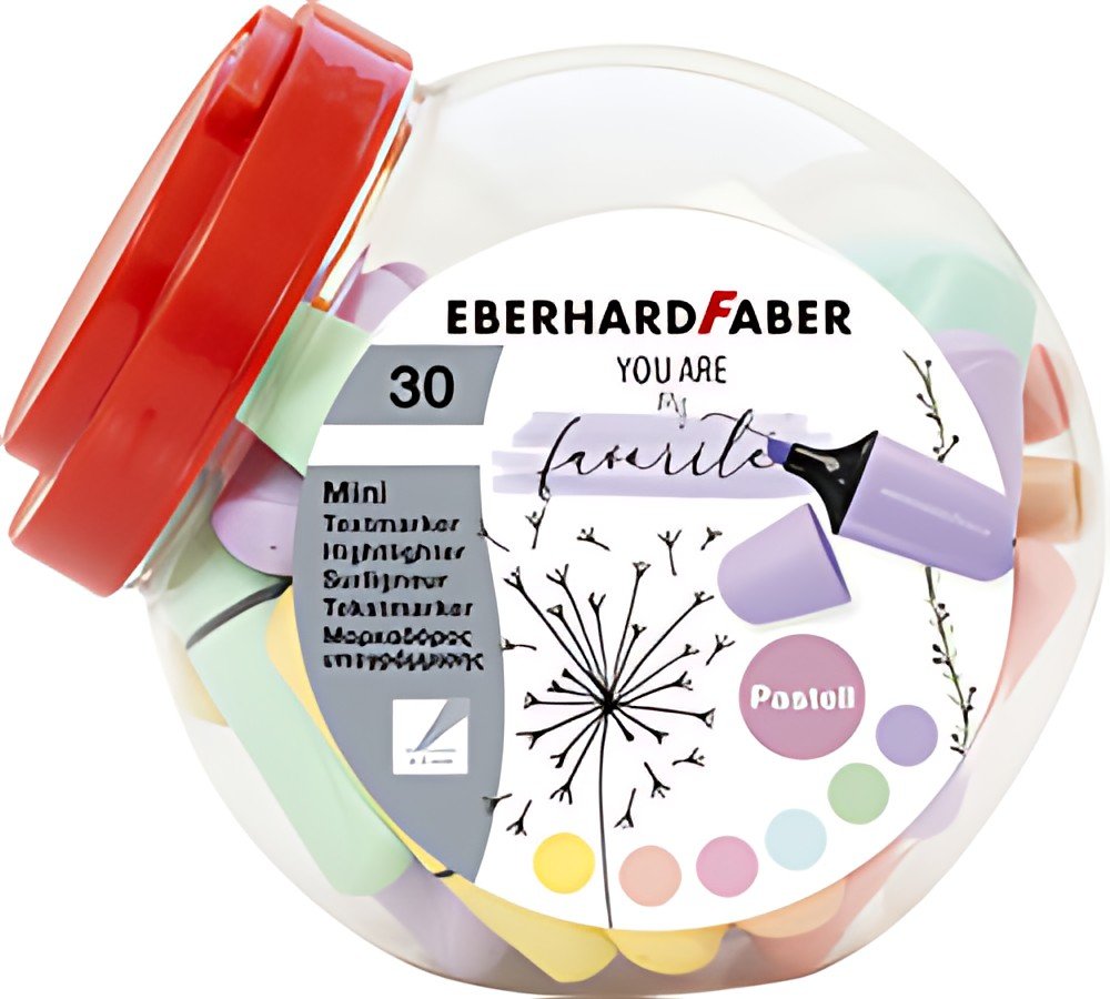 EBERHARD FABER Surligneur Mini Pastel, bonbonière de 30