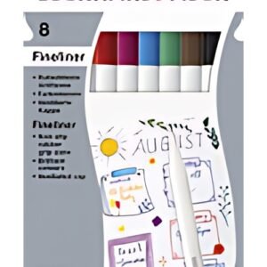 EBERHARD FABER Feutre pointe fine, étui en carton de 8