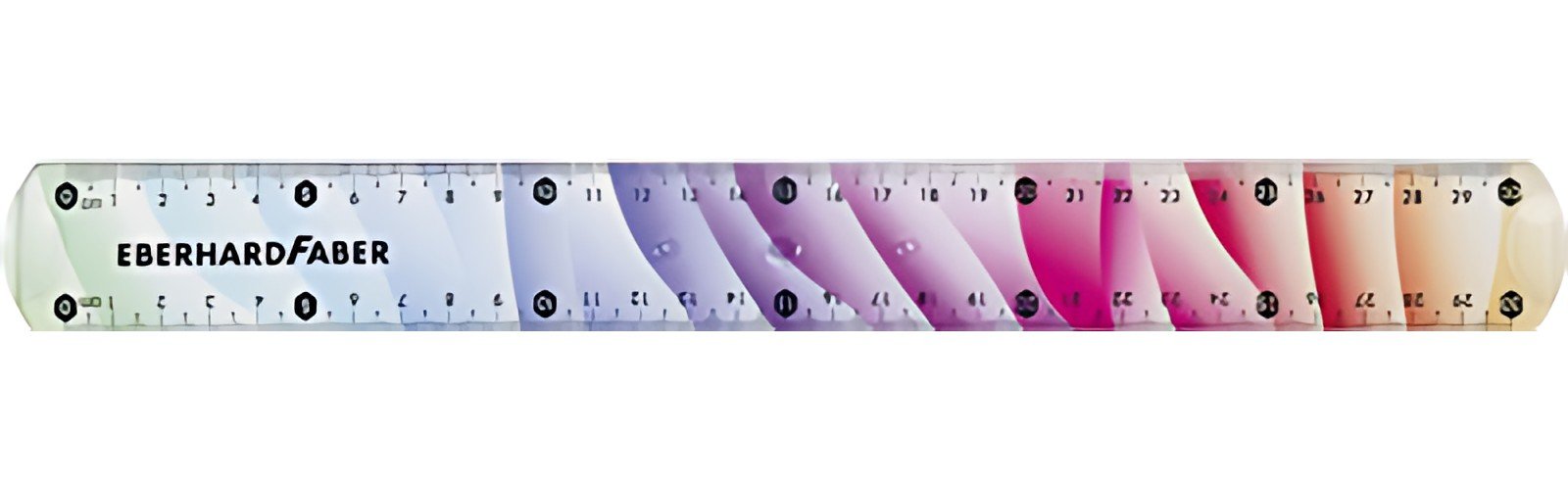 EBERHARD FABER Règle plate Rainbow, 300 mm