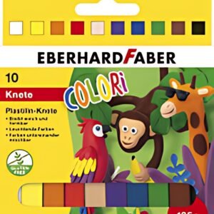 EBERHARD FABER Pâte à modeler COLORI, étui carton de 10