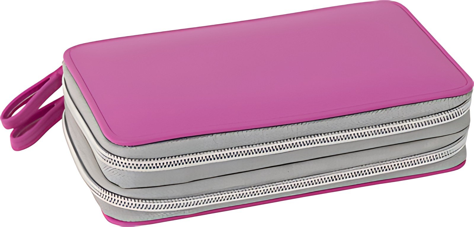 EBERHARD FABER Étui scolaire double rabat, 30 pièces, rose