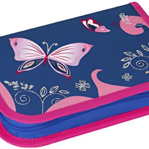 EBERHARD FABER Étui scolaire Papillon, 32 pièces