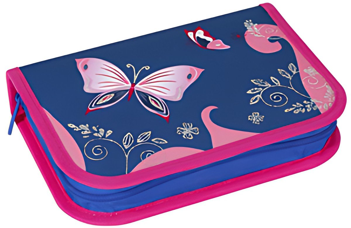 EBERHARD FABER Étui scolaire Papillon, 32 pièces