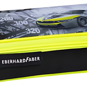 EBERHARD FABER Trousse Race Car, noir / jaune fluo