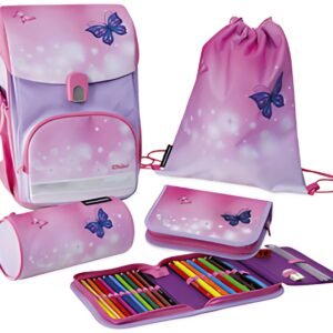 EBERHARD FABER Kit cartable EFAlino Papillon II, 4 pièces