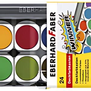 EBERHARD FABER Boîte de peinture WINNER, 24 couleurs