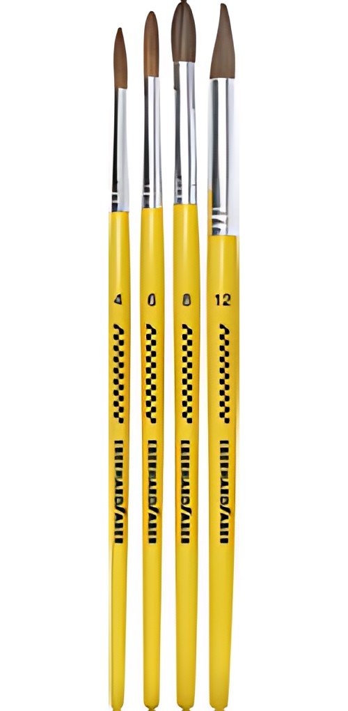 EBERHARD FABER Set de pinceaux WINNER, 4 pièces