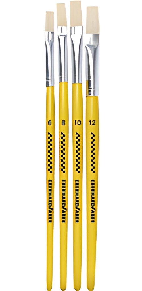 EBERHARD FABER Set de pinceaux brosse WINNER, 4 pièces
