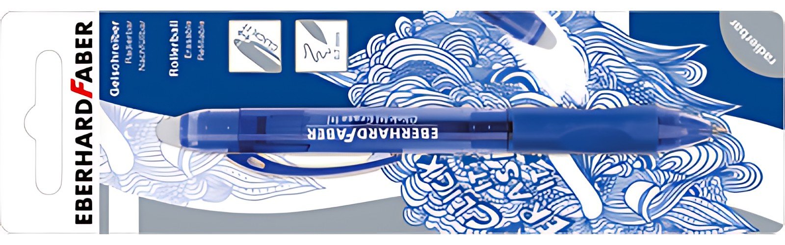 EBERHARD FABER Stylo encre gel Click it! Erase it!, bleu