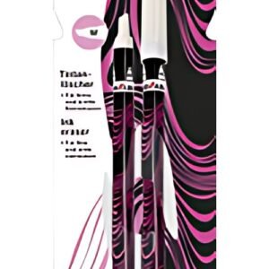 EBERHARD FABER Effaceur, blister de 2, rose fluo / noir