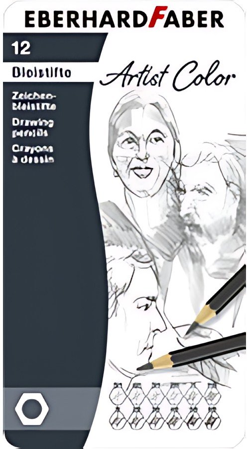 EBERHARD FABER Crayon de couleur Artist Color, étui de 12