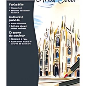 EBERHARD FABER Crayon de couleur Artist Color, étui de 12
