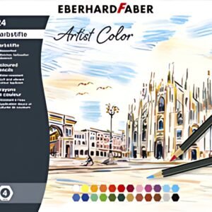 EBERHARD FABER Crayon de couleur Artist Color, étui de 24