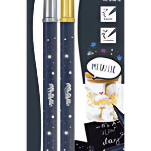 EBERHARD FABER Marqueur à pigment Metallic Duo, blister de 2