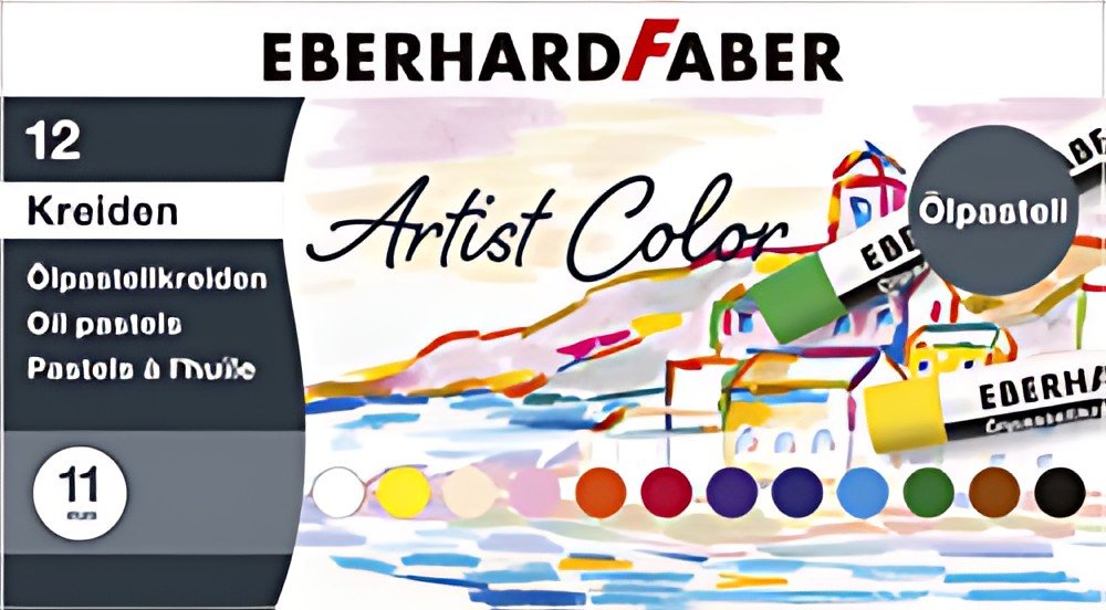 EBERHARD FABER Pastel à l'huile Artist Color, étui de 12