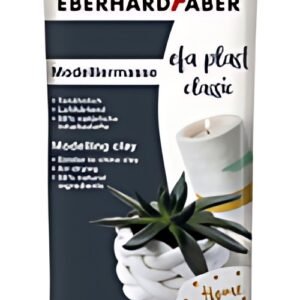 EBERHARD FABER Pâte à modeler EFA plast classic, blanc